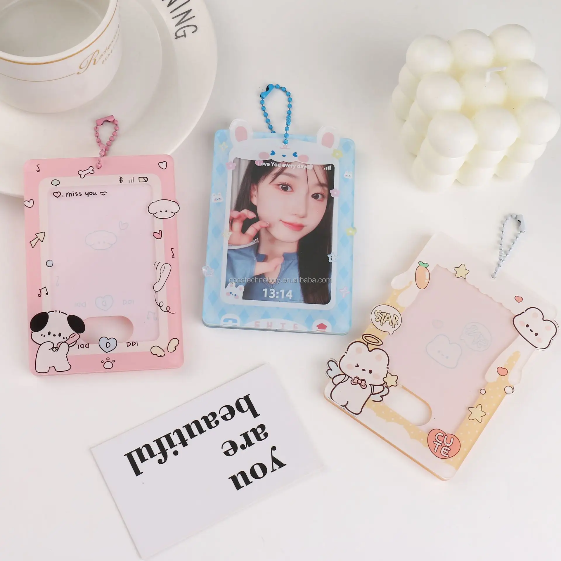 Kpop Acrylic Photocard Holder And Standee Retro Inspired Kpop