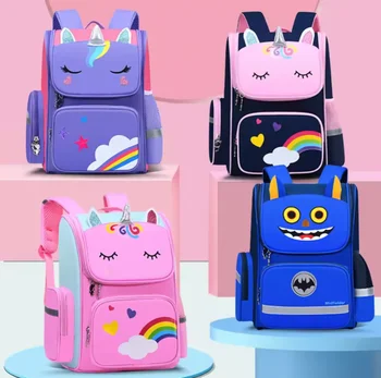 2023 new designer elementary junior school bags kids cute high quality backpack for boy and girl kids 2024