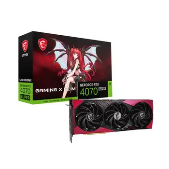 2024 New MSI GeForce RTX 4070 SUPER 12G GAMING X SLIM MLG Sealed Package Gaming Desktop Gaming GPU RTX 4070 Super