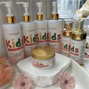 OEM Custom Logo Organic Sulfate-Free Hair Shampoo Conditioner Set Kids Curly Hair Care Product Refreshing Nourishing Smoothing customized label Low MOQ