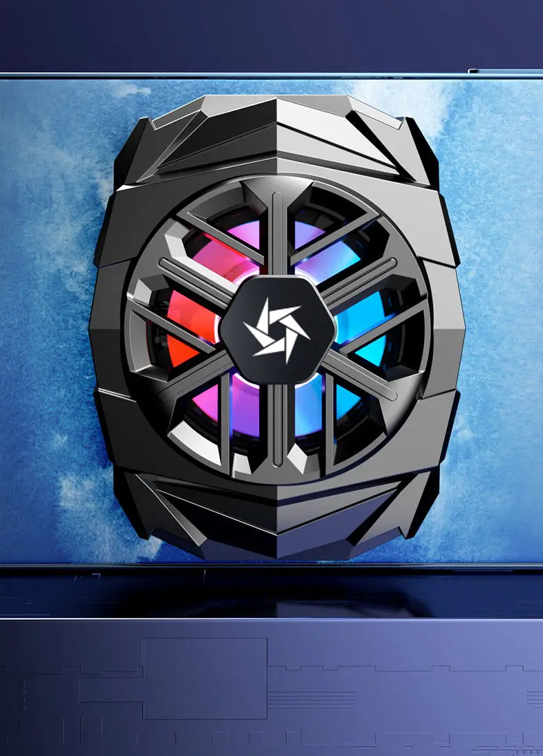 SL03 Magnetic Phone Cooler with Built-in 1200 Mah Battery Portable Gaming Wireless Phone Cooler Fan Semiconductor Cooler