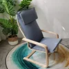 Sedia Pello con struttura in ferro blu navy