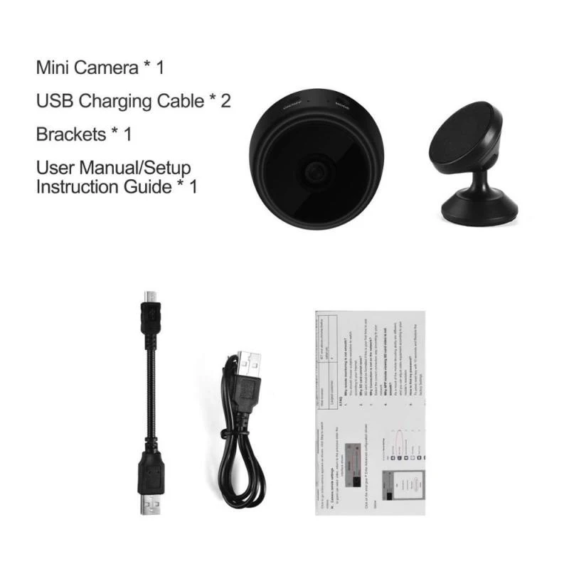 A9 WiFi Camera 1080p HD Micro Wireless Mini Camera Video Surveillance IP  Camera