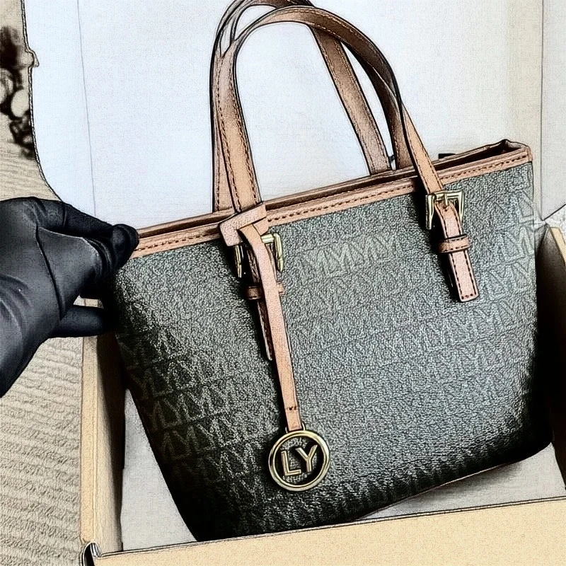 Hot-selling Women’s High-end Light Luxury Urban Minimalism Solid Color Tote Bag Large Capacity Commuting Genuine PU Zipper