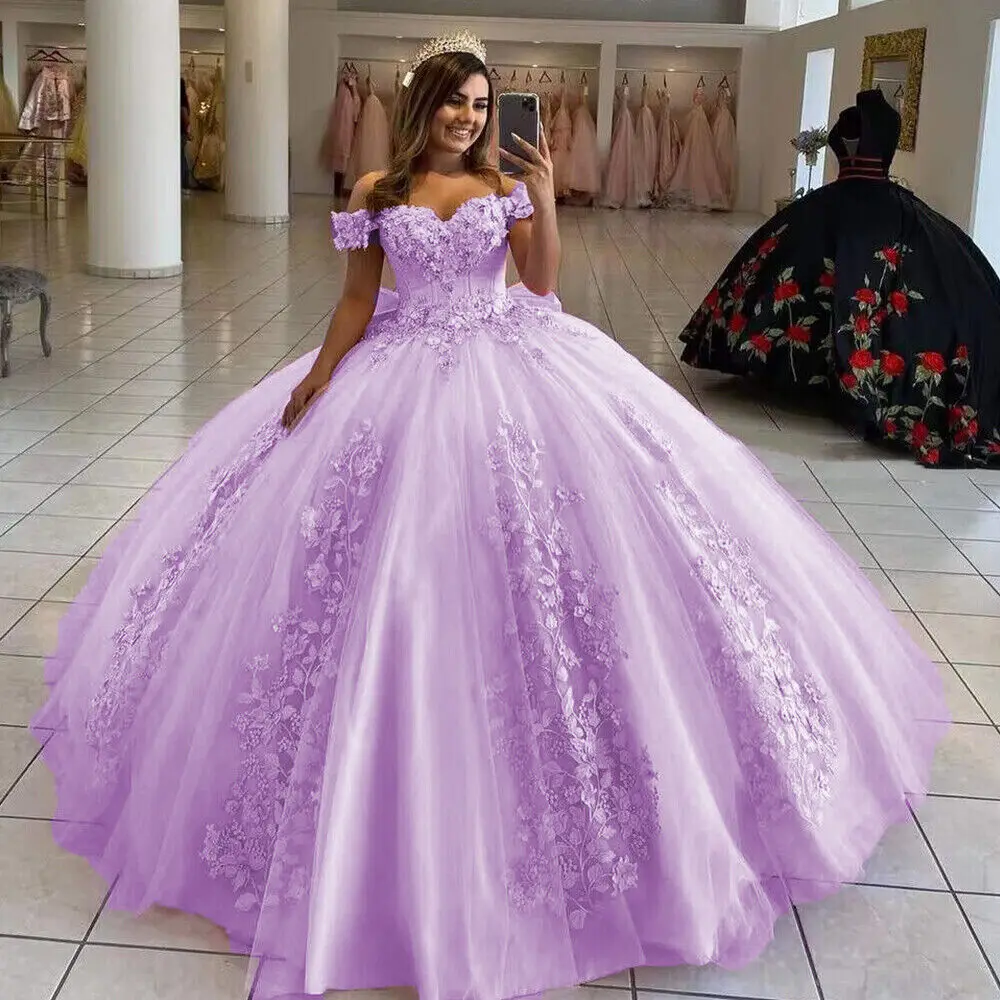 Vestido de quinceañera online lila