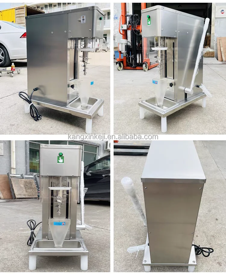 Automatic Mixing Machine Real Fruit Ice Cream Blender Swirl Freezer ...