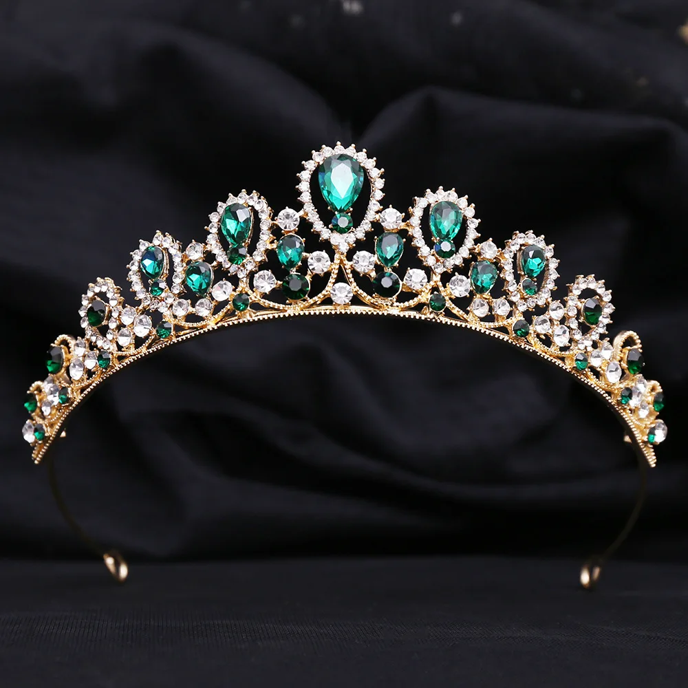 Mode Bloem Kammen Hoofdtooi Prom Bruids Bruiloft Haaraccessoires Bladgoud Haar Sieraden Haarspelden %28paars Sets%29