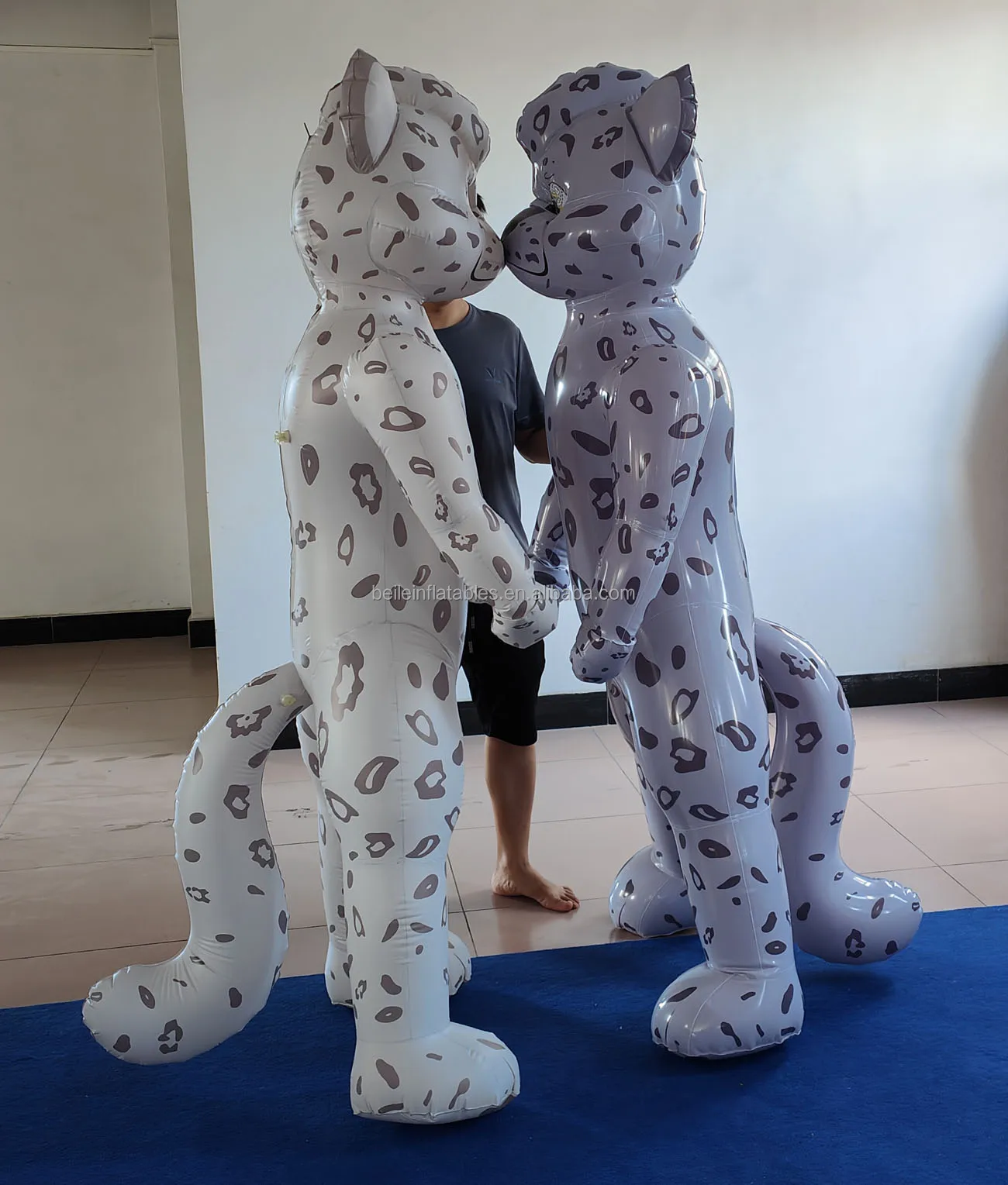 Beile Custom Inflatable Snow Leopard Suit Inflatable Animals Toys ...