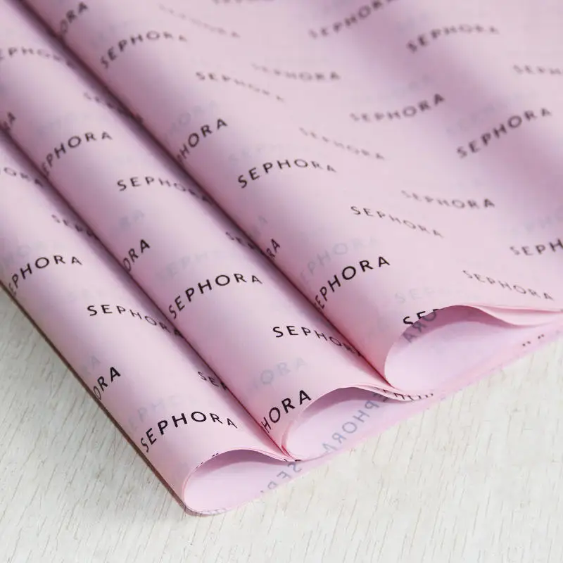 High Quality Brands Names Logo Printing 17g Wrapping Tissue Paper