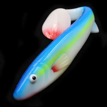 16cm 38g Printed PVC Soft Plastic Shad Swim Bait Fishing Lure for Pike Northern Mullet River/Lake/Stream Use Supplier Wholesale – Soft Lure – view 5