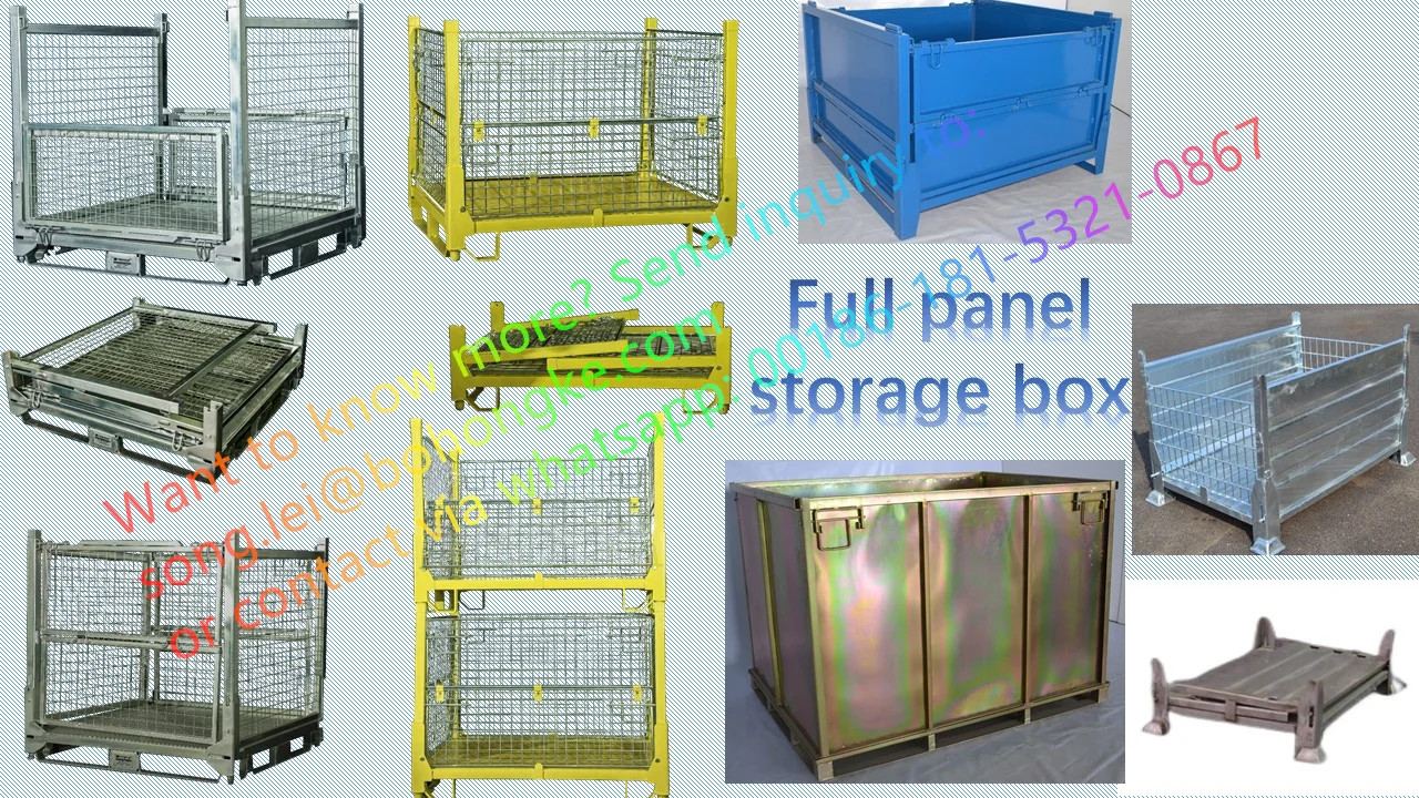 Stack Steel Box Bhk66 Strong Box Pallets Containers Made In China, Steel Cage Box ...