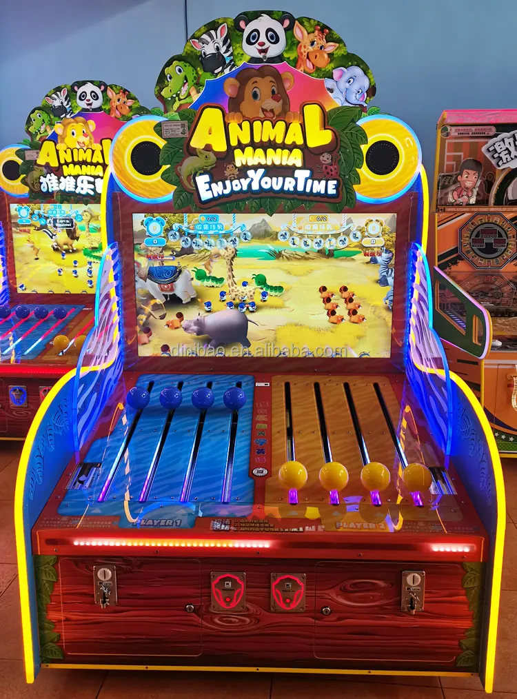 人気アーケード景品ゲーム機 アニマルマニア プッシュボールゲーム機