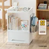 White [3-layer - no wheels] comes with a backpack hook