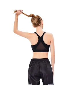 TOPKO High Quality Padded Yoga Bra Women Sports Fitness Back Wear Mesh Sports Bra