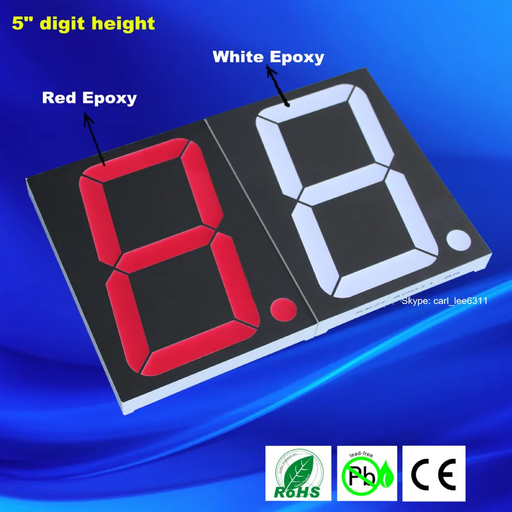 Chinese LED Mechanical Seven Segment Display Large 5 Inch 7 Segment Led Display