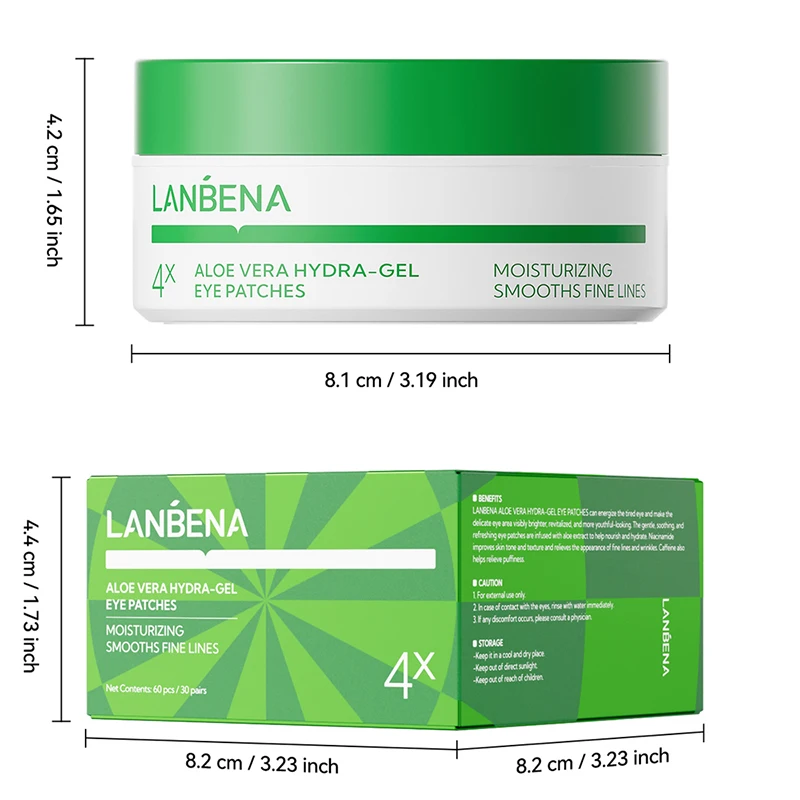 LANBENA Hot Sell Eye Patches for Puffy Eyes and Dark Circles Under Eye Patch