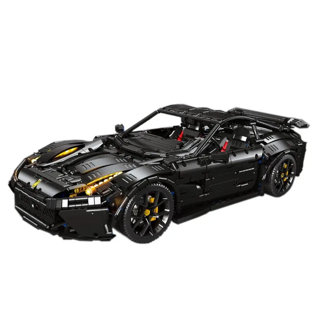 Remote control outlets builds a racing Lamborghini car model high building block,yfawh