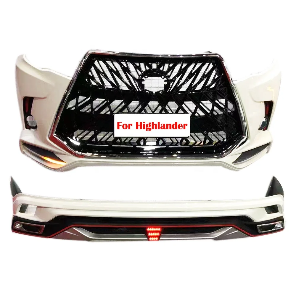 Car Bumper For Toyota Highlander Bodykit For 20152017 Highlander