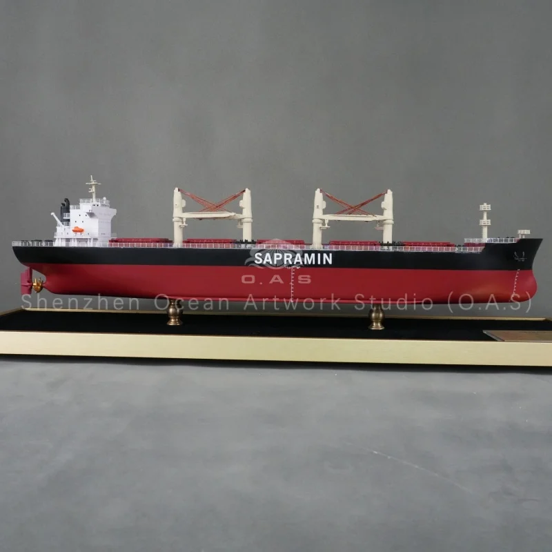 Discover Haiyifang’s premium bulk carrier model—your ideal pick for DNV - certified ship hull structure displays, ship part demonstrations, and shipbuilding education. Meticulously crafted to mirror real - world vessel details, it showcases accurate hull contours, detachable component designs, and authentic structural layouts. Perfect for maritime classrooms, shipyard exhibitions, and collector shelves, this model vividly illustrates shipbuilding principles and DNV’s strict quality standards. A standout gift for naval architects, shipping enthusiasts, and industry professionals, it blends educational value with exquisite craftsmanship.Amber@vesselmodel.com Tel: +86 18038048785
