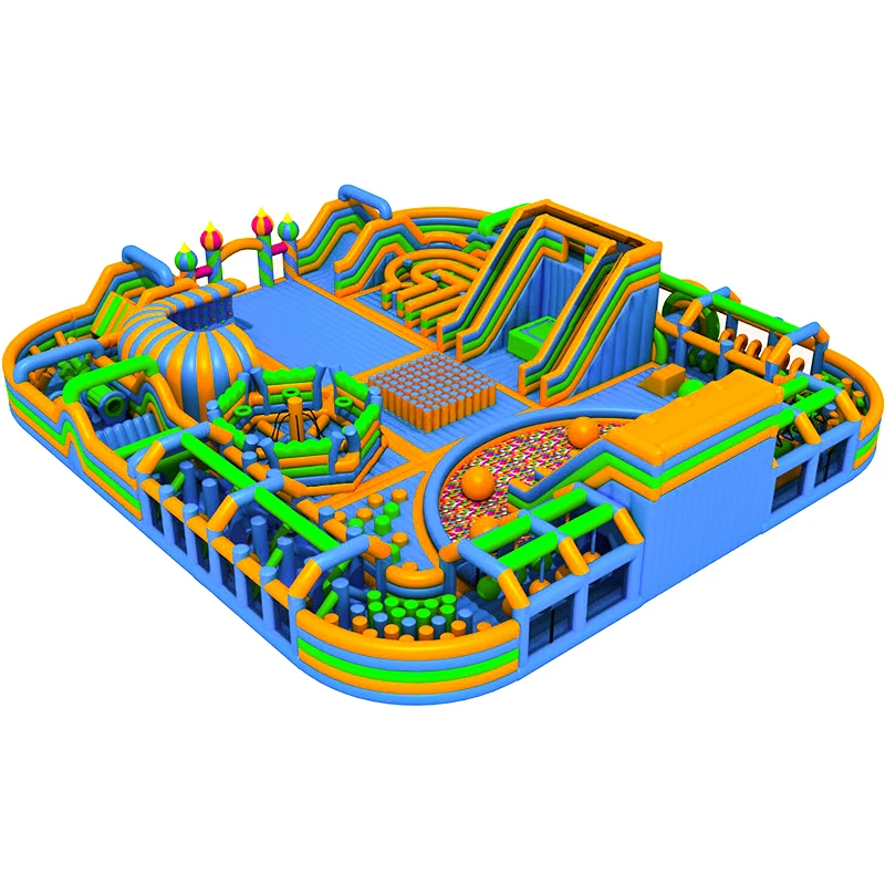 Top Quality Inflatable Amusement Park Inflatable Play Center Inflatable Playground with Big Ball Pit Slide for Outdoor n Indoor