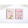 Set de 2 libros del día del maestro con temática rosa
