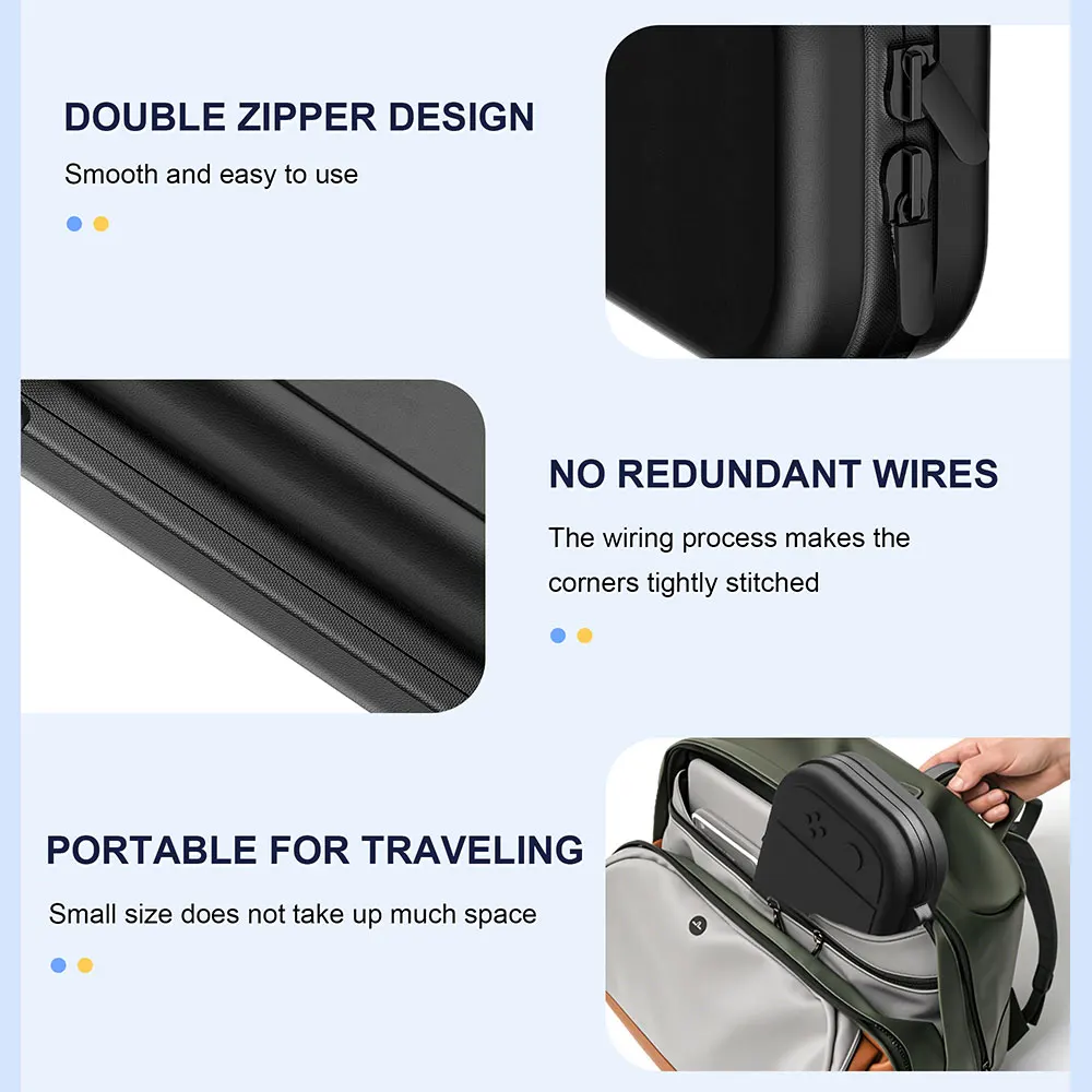 product laudtec ultra slim premium eva travel accessories storage bag carrying case for nintendo for switch 2 with 24 game cartridges-7