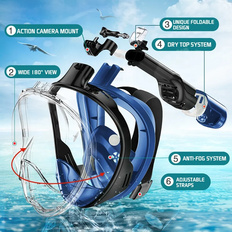 Профессиональная Заводская маска для подводного