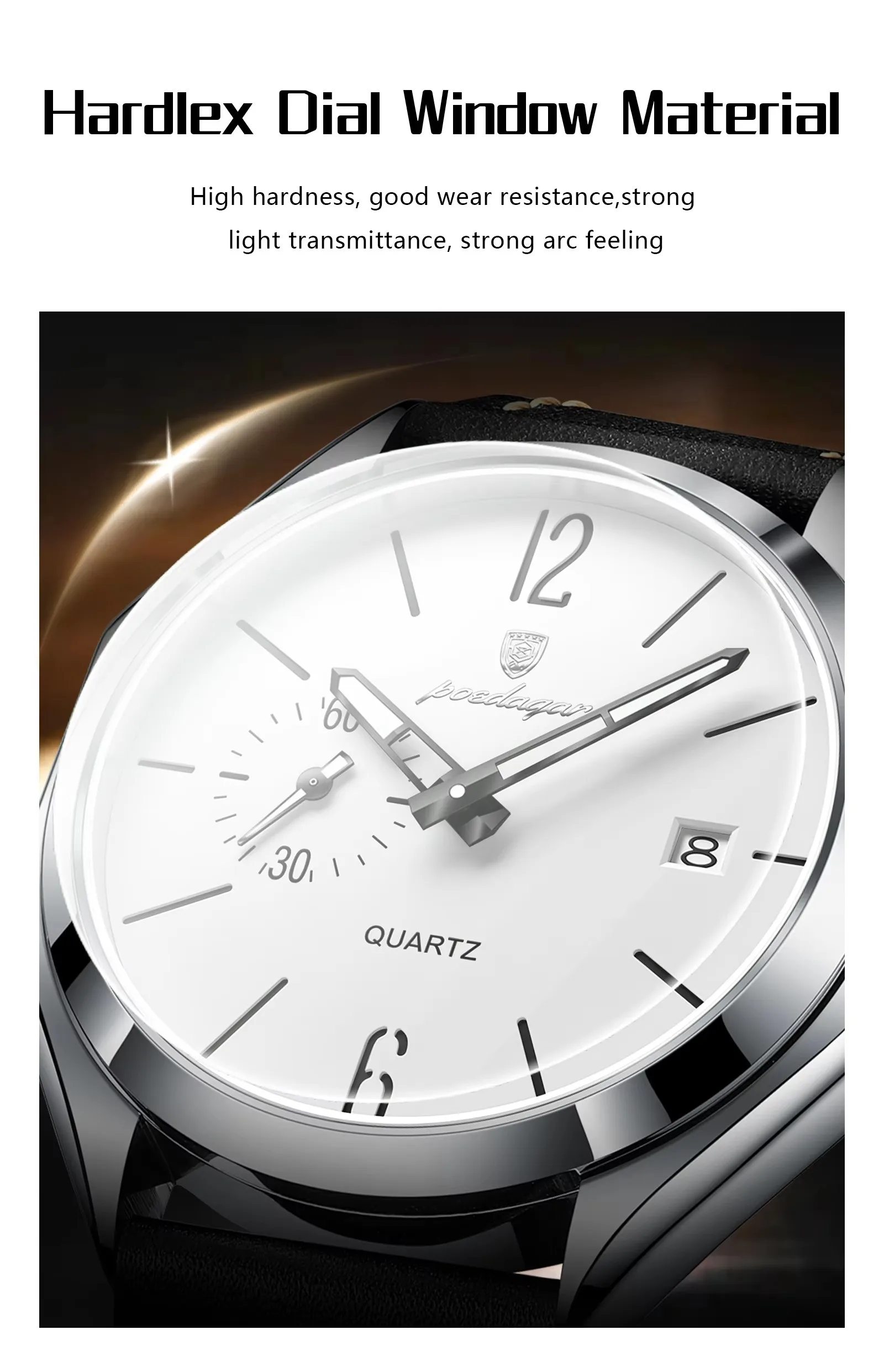 POEDAGAR 689 Quartz Men's Watch
