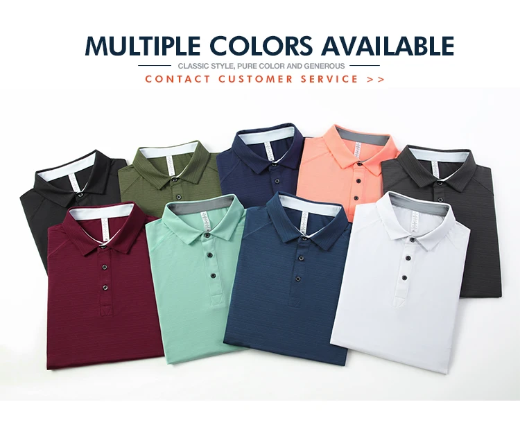 Wholesale Custom Design 92% Polyester 8% Spandex Multi Color Mens Polo ...