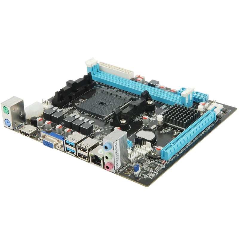 Motherboards A68 Chipset ECS A68F2P-M4 AMD Socket FM2 Micro ATX