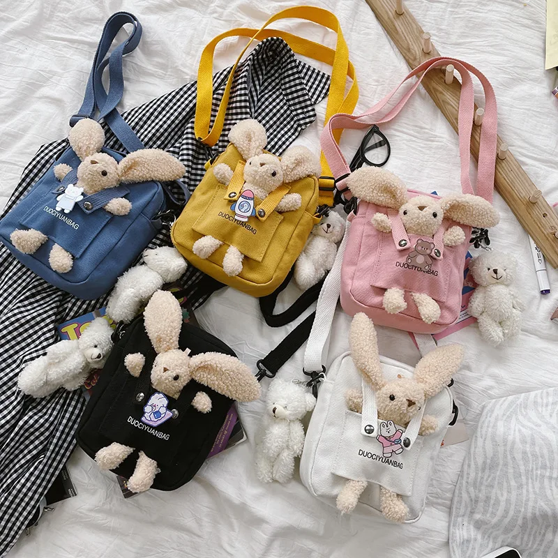 Amiqi MS8684 Factory Wholesale Fashion Chest Bag Girl Cute Rabbit Pattern  Beautiful Fanny Pack Chest Bag Messenger Bag