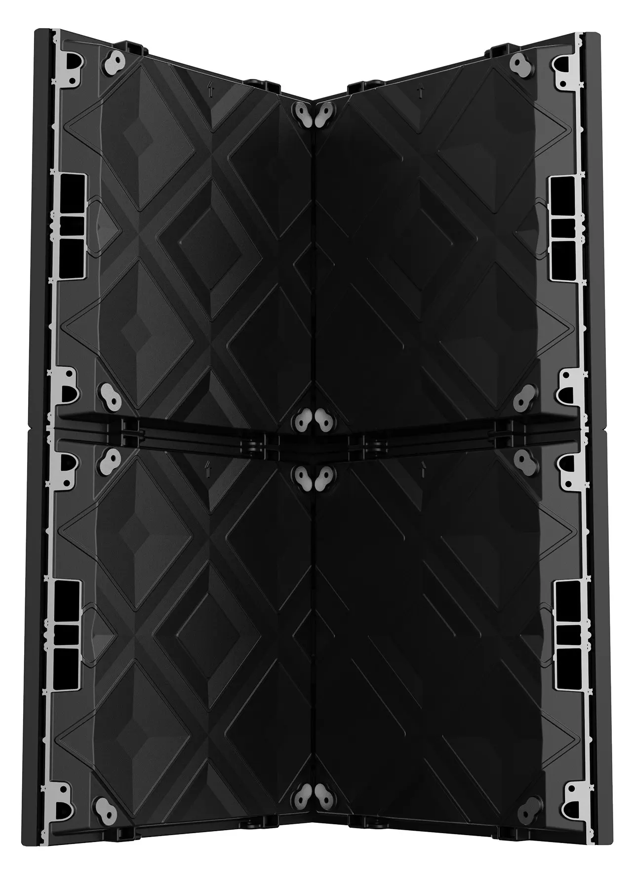 500X500-V 500X1000-V Indoor Cabinet (Flat, Right Angle) 500x500x48mm 2.8KG led module 250x250mm P3.91 P4.81 P2.976 P2.604 P1.95