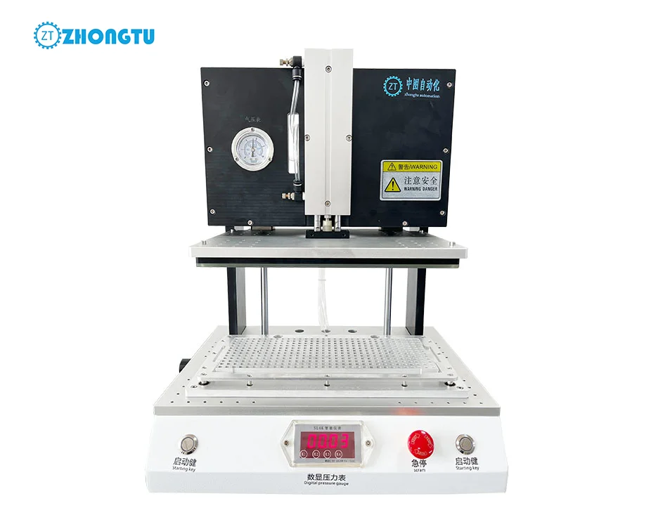 Small 150W Pneumatic Press Machine with 1 Year Warranty for Mobile Phone Screen Compression 50*40*55cm