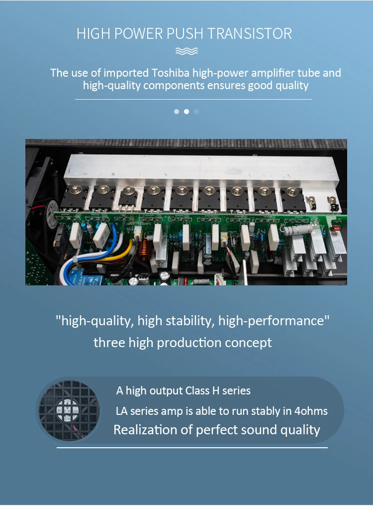 2 Channel High Power Amplifier Surround Sound Professional Karaoke