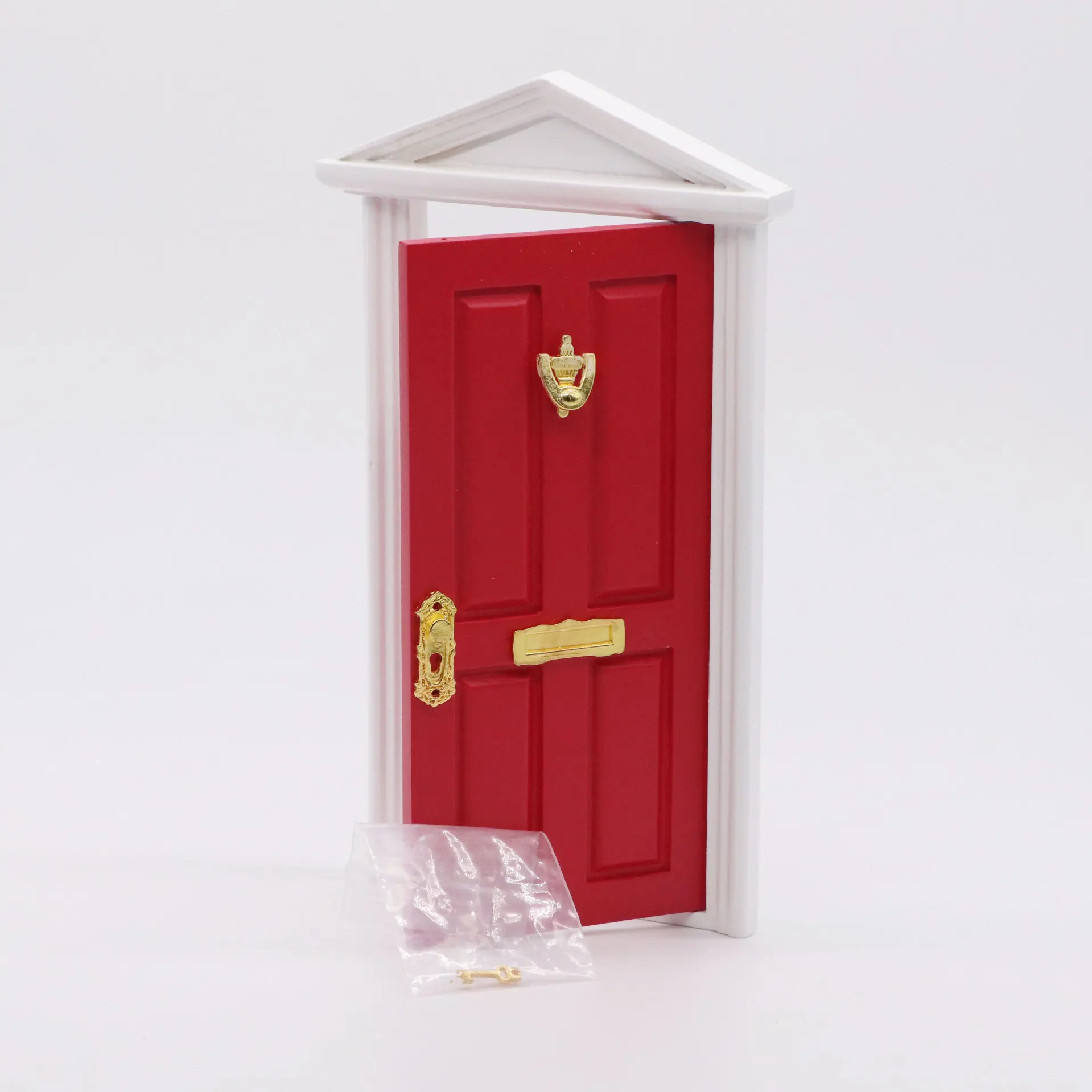 Brass Letterbox porte accessoire échelle 1.12 maison de poupées miniature 