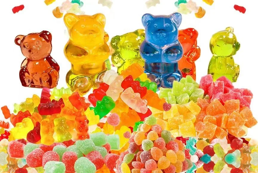 Gummy Bear Vitamin Gummy Making Machine And Gummy Candy Sugar Coating