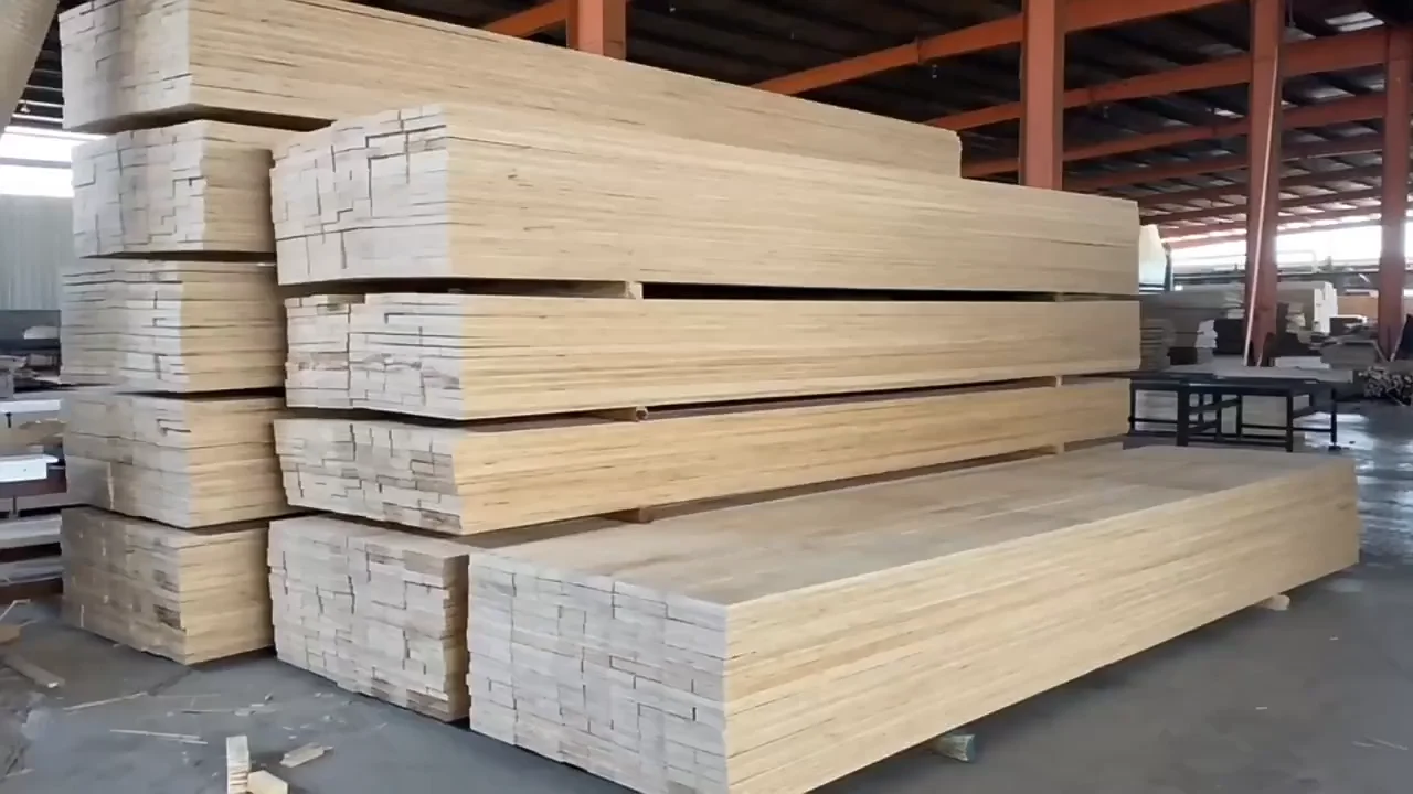 Good Quality Pine Wood Lumber Pine Lvl H20 Timber Beam Laminated Wood