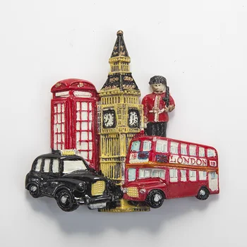 London New Bus Phone Booth Features Fridge Magnets British London ...