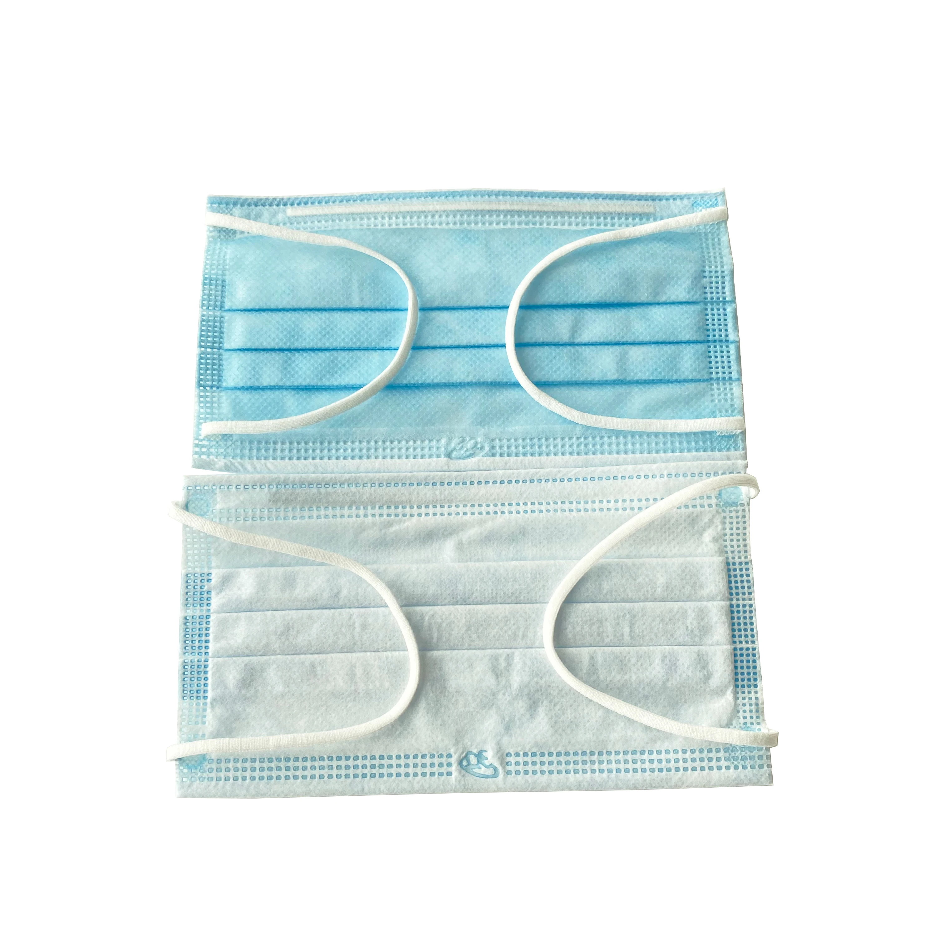OEM ASTM F2100 Level 2 Earloop Facemask Hospital Protective Wholesale Price 510K Surgical Medical Disposable Face Mask