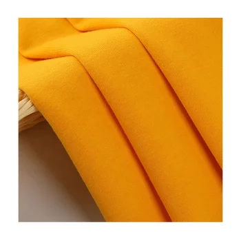 Skin Friendly Soft Plain Dyed 100% Cotton Single Jersey Knitted Fabric 200gsm for Clothing