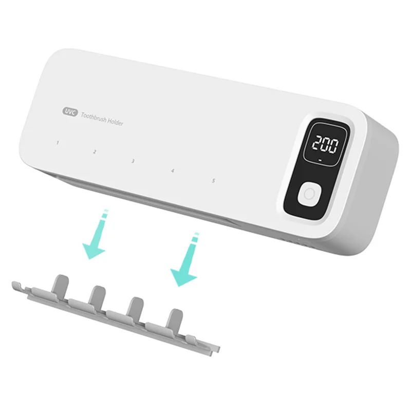 Multifunctional Household Rechargeable USB UVC LED Toothbrush Sterilizer Holder
