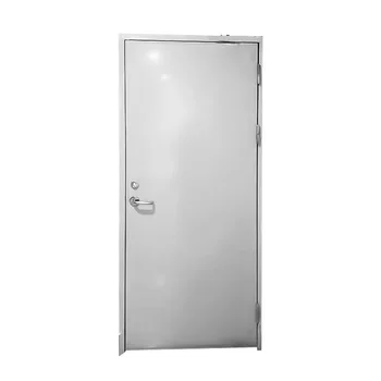 Commercial Interior Room Fireproof Emergency Exit Industrial Security Fire Resistant Fire Rated Steel Door with Glass Insert