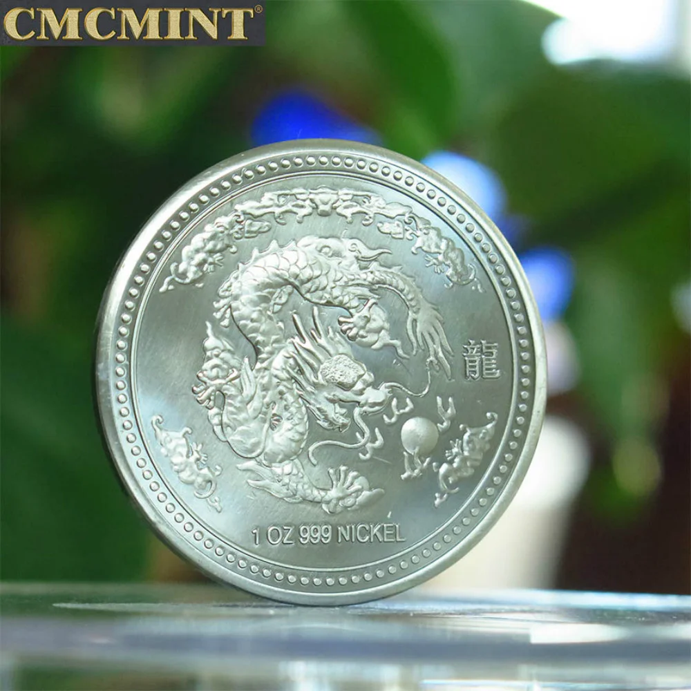 Death God MEMENTO MORI Zinc Alloy Rose Gold Commemorative Coin - 40mm Souvenir