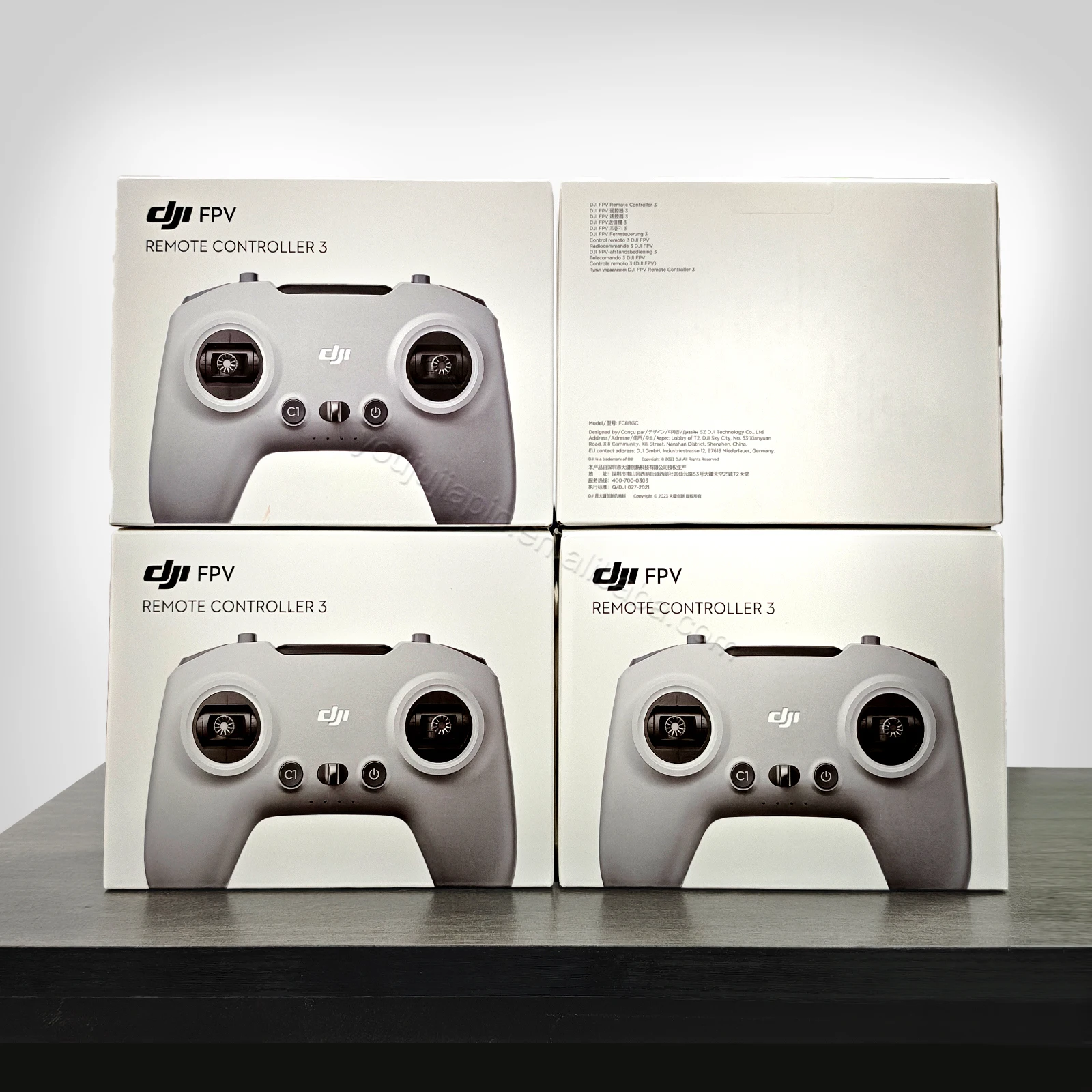 YueLi Telecomando FPV 2 Per DJI Avata/FPV/Occhiali 2/V2 - Grigio, Joystick Hall, Batteria 9h