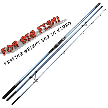 4.2m/4.5m 3 Sections Carbon Fiber Surf Fishing Rod Long Casting Ultralight Fishing Rod Surf Rod – Rod – view 3