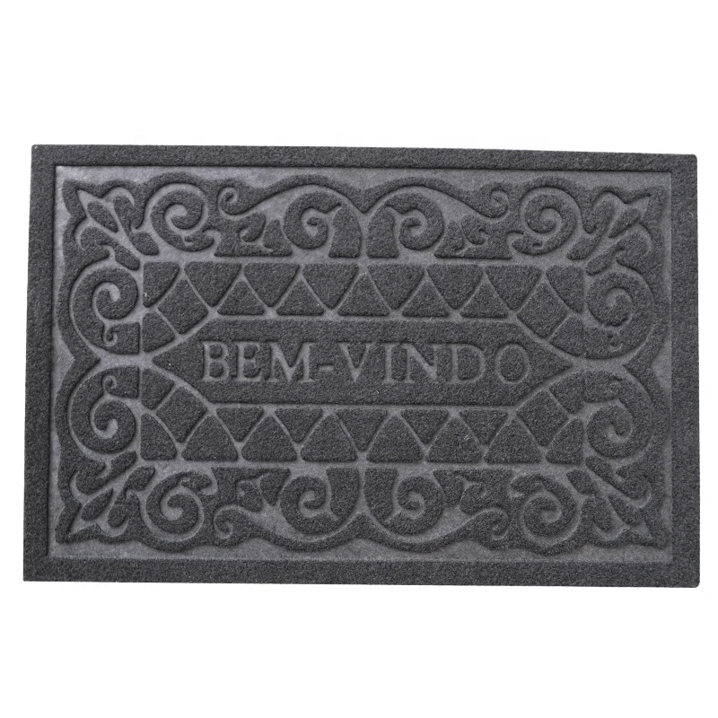 embossed Velour Door Mat