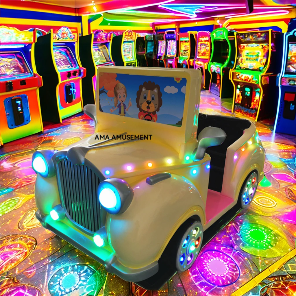AMA Mini Bus Coin Operated Kiddie Ride Swing Ride English Language Kiddy Toys Rides Car Game for Sale in the Philippines