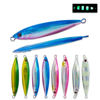 Lure Iron Plate Metal Jig Hard Bait Laser Noctilucent Bionic Artificial Bait 150g/200g No Hooks Factory Wholesale Fishing Tackle – Metal Jig – view 2