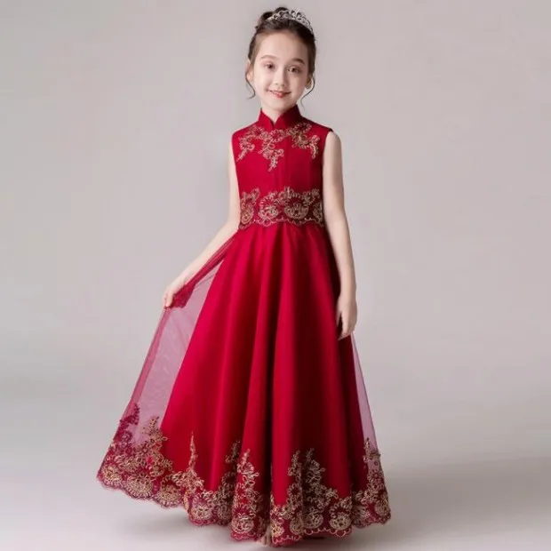 Chinese Cheongsam Dress Evening Dresses Ball Gowns Long Evening Dresses  mandarin collar