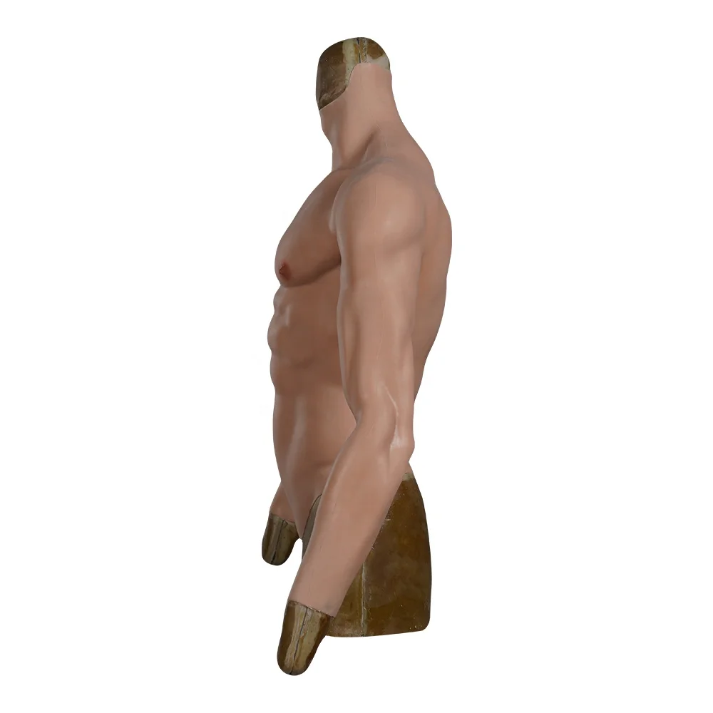 Artificial Abs for Men Realistic Chest Silicone Fake Muscle Suit With Arms Male Cosplay Costume Transvestite Crossdresser